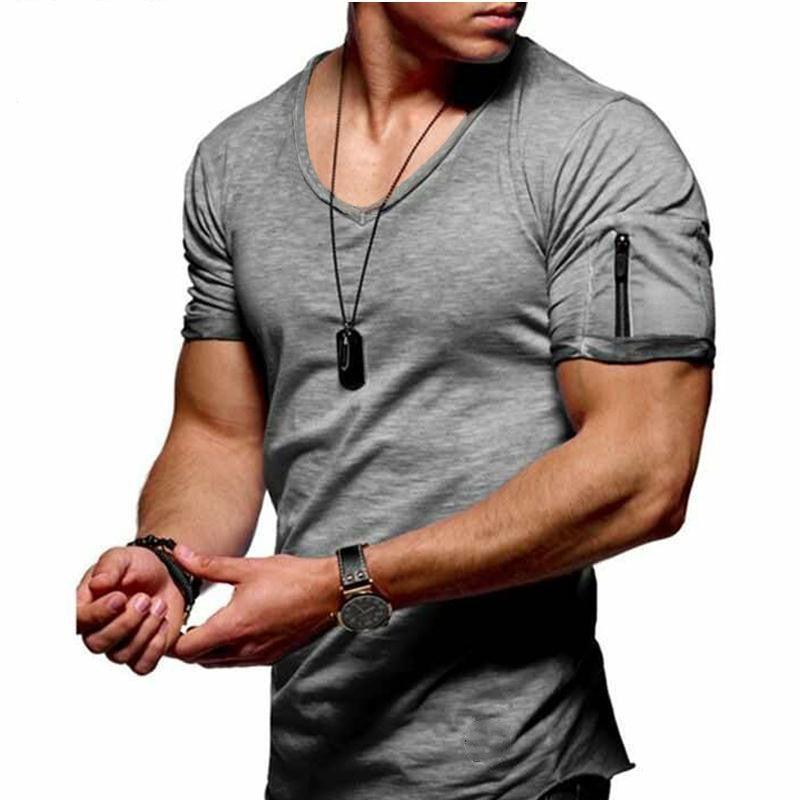 Men's Short Sleeve Cotton Casual T-shirt - Fashion-booth