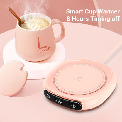 Coffee Mug Warmer Warm Coaster Smart Heating Cup Thermal Insulation Co Coffee Mug Warmer Warm Coaster Smart Heating Cup Thermal Insulation Constant Temperature Coaster Heating Pad Desktop Fashion-booth