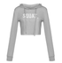 Women Fashion Active Hoodies Long Sleeve Crop Top Letter Print Loose H Women Fashion Active Hoodies Long Sleeve Crop Top Letter Print Loose Hooded sweat Fashion-booth