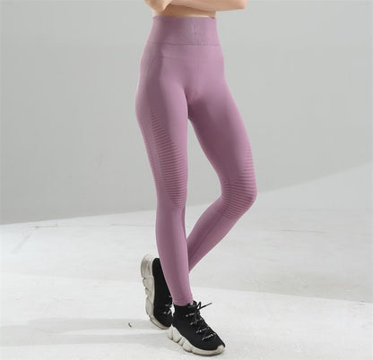 Nude Yoga pants women stretch tight running Nude Yoga pants  Fashion-booth