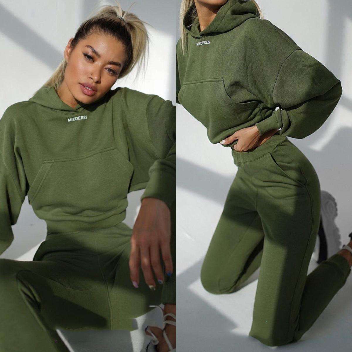 Sports and leisure hoodie suits leisure hoodie suits Fashion-booth