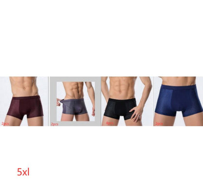 Ice silk men's underwear mesh boxer - Fashion-booth