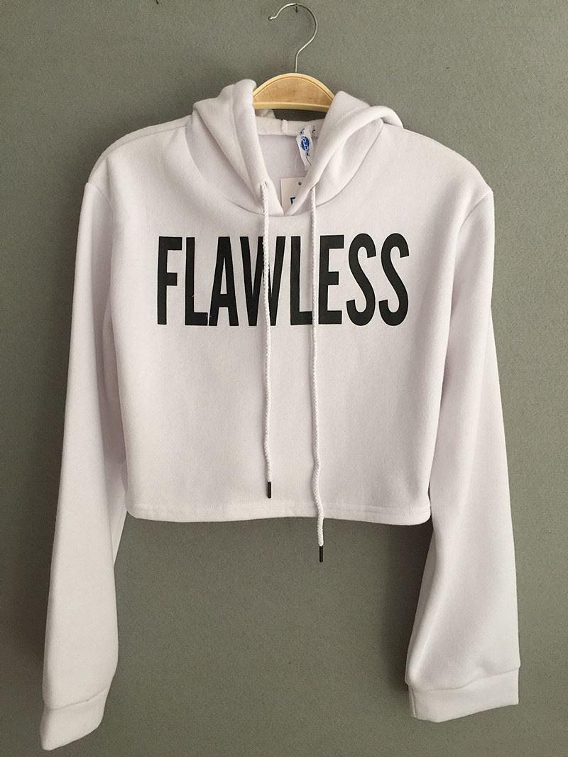 Women Winter Fleece Flawless Crop Top Sweatshirt Women Winter Fleece Flawless Crop Top Sweatshirt Fashion-booth