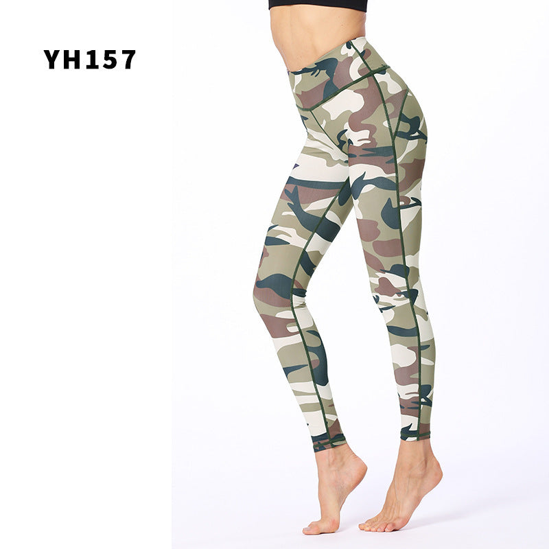 Camouflage Sports Pants Outdoor Leisure Fitness Pants Yoga leggings Camouflage Sports Pants Outdoor Leisure Fitness Pants Yoga leggings Fashion-booth