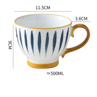 Afternoon Cup Ceramic Cup Home Breakfast Large Capacity Afternoon Cup Ceramic Cup Home Breakfast Large Capacity Fashion-booth