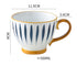 Afternoon Cup Ceramic Cup Home Breakfast Large Capacity Afternoon Cup Ceramic Cup Home Breakfast Large Capacity Fashion-booth