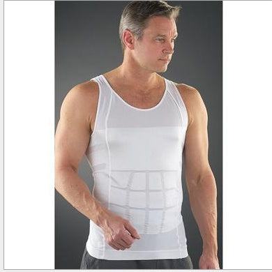 Men's Slim Tummy Belly Body Shaper Compression Trainer Vest Underwear Shapewear - Fashion-booth