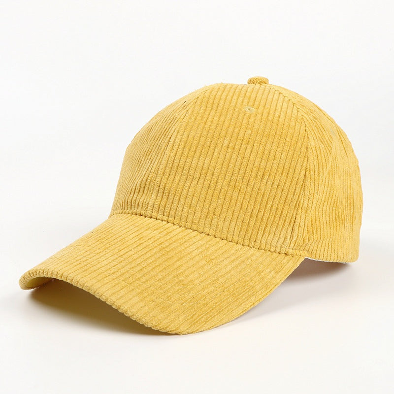 All-Match Pure Corduroy Baseball Caps For Men And Women -Match Pure Corduroy Baseball Caps Fashion-booth