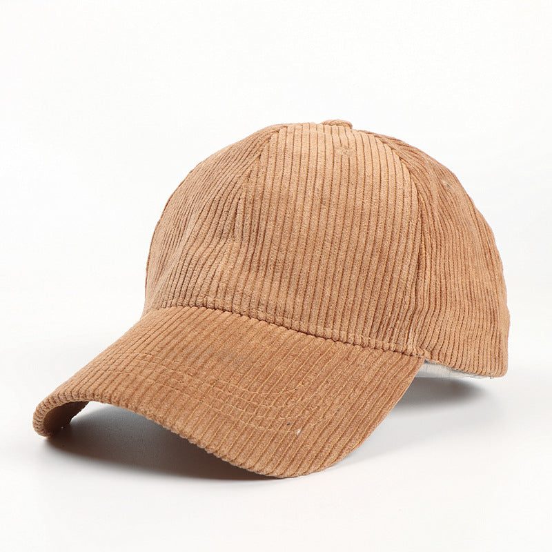 All-Match Pure Corduroy Baseball Caps For Men And Women -Match Pure Corduroy Baseball Caps Fashion-booth