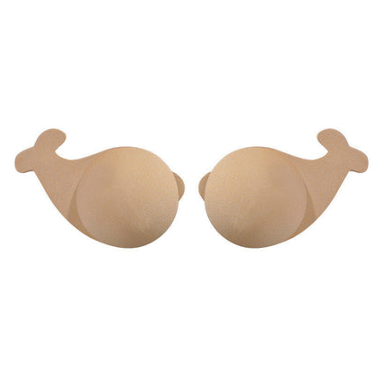 strapless bra invisible silicone bra in nude color