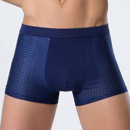 Ice silk men's underwear mesh boxer - Fashion-booth