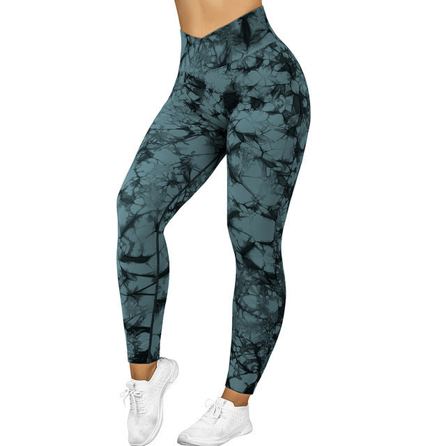 Seamless Tie Dye Leggings Women Yoga Pants Push Up Sport Fitness Runni Seamless Tie Dye Leggings Women Yoga Pants Push Fashion-booth