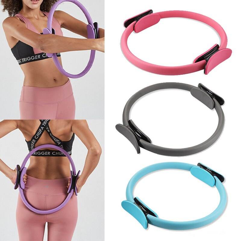 Yoga Fitness Pilates Ring Women Girls Circle Magic Dual Exercise Home  Yoga Fitness Pilates Ring Women Girls Circle Magic Dual Exercise Home Gym Workout Sports Lose Weight Body Resistance Fashion-booth