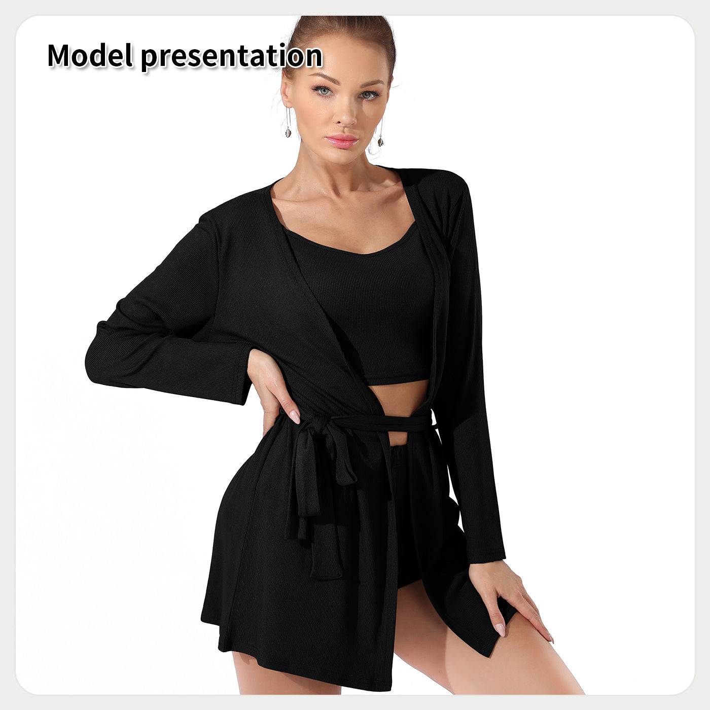 Women's Fashion Simple Solid Color Suit - Fashion-booth