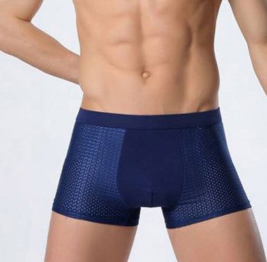 Ice silk men's underwear mesh boxer - Fashion-booth