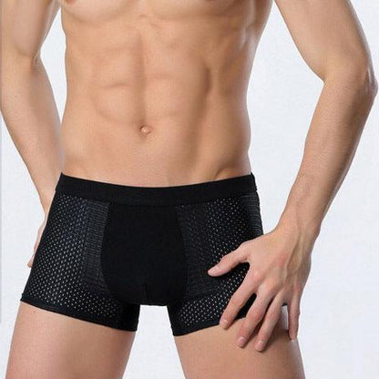 Ice silk men's underwear mesh boxer - Fashion-booth