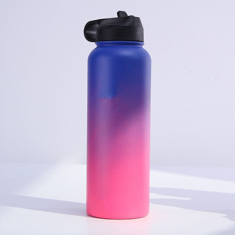 Stainless Steel Wide-mouth Outdoor Sports Vacuum Flask Stainless Steel Wide-mouth Outdoor Sports Vacuum Flask Fashion-booth