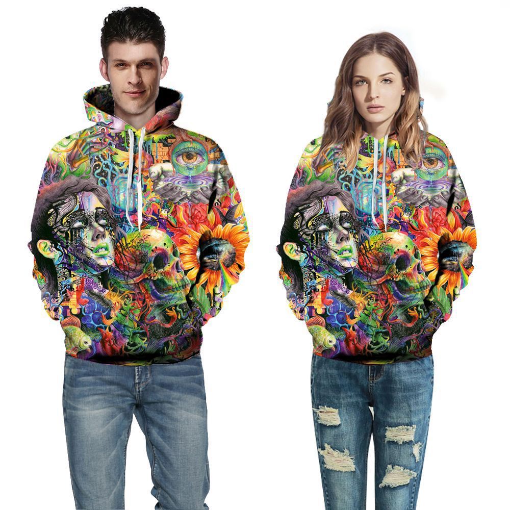 Trippy Abstract Sweat Hoodie Trippy Abstract Sweat Hoodie Fashion-booth