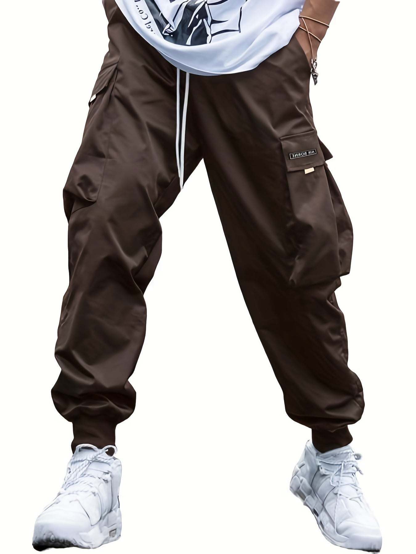 Oversized Cargo Multi-pocket Men's Casual Pants - Fashion-booth