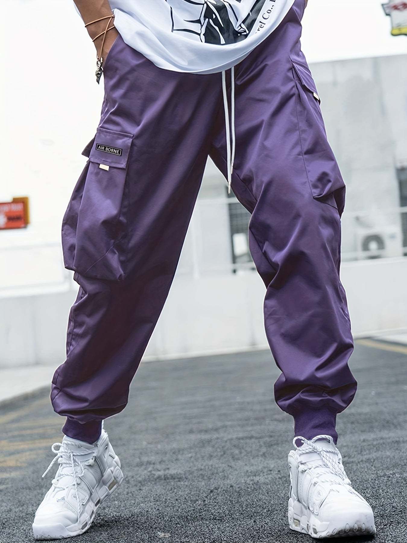 Oversized Cargo Multi-pocket Men's Casual Pants - Fashion-booth