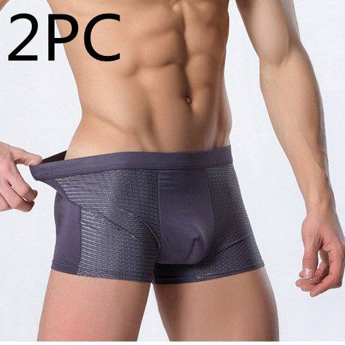 Ice silk men's underwear mesh boxer - Fashion-booth
