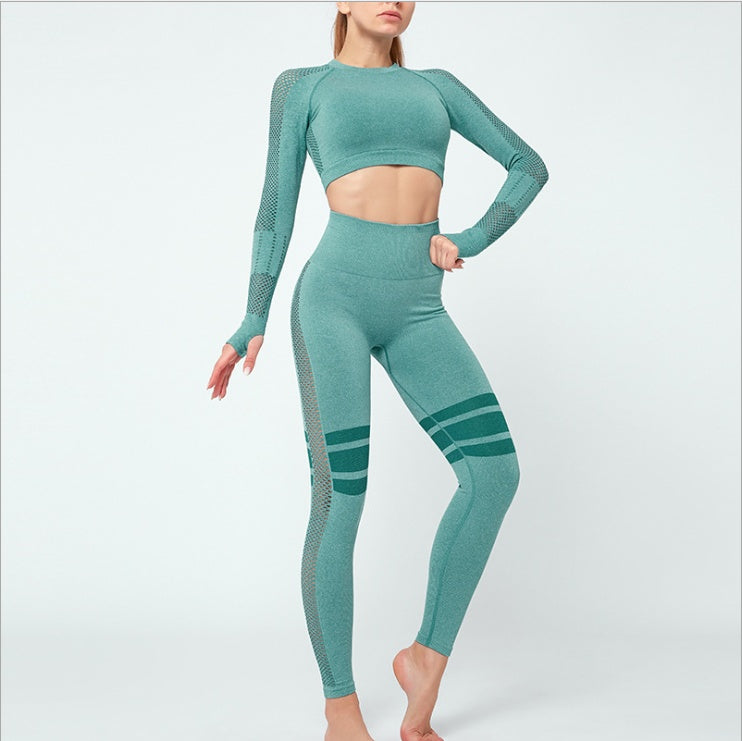 Two-piece yoga tight pants -piece yoga tight pants Fashion-booth