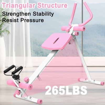 4-in-1 Ab Workout Exercise Equipment Rowing Machine Leg Press Machine Ab Glider Machine Roman Chair Fitness Equipment For Ab Workout Core Strength Training - Fashion-booth