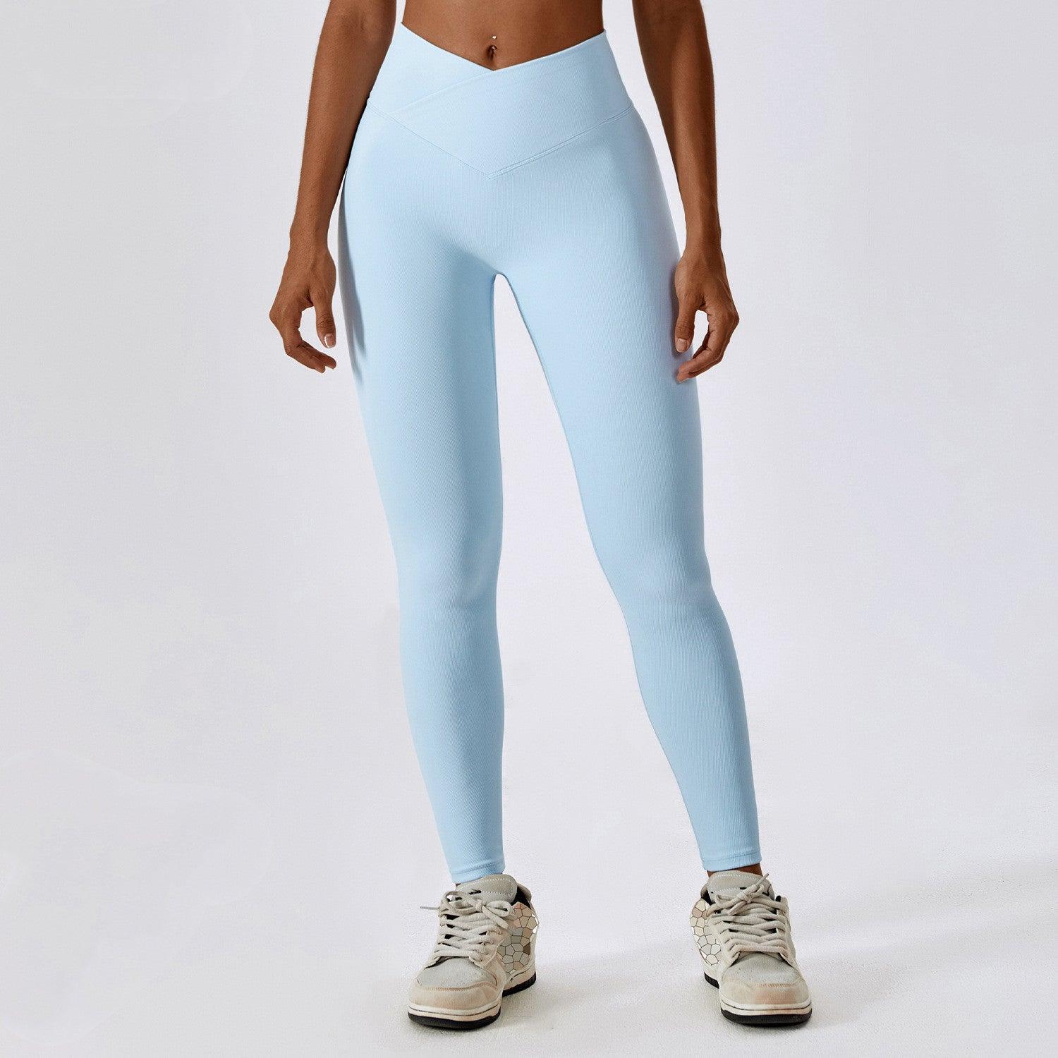 Cross High Waist Tight Thread Hip Raise Yoga Pants Cross High Waist Tight Thread Hip Raise Yoga Pants Fashion-booth