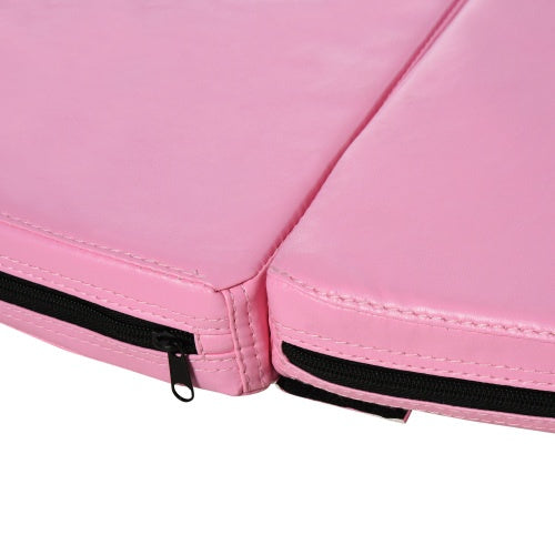 Soozier Pole Dance Mat, 2T X 5W Folding Pole Dance Mat For Home, Lightweight And Foldable, Pink - Fashion-booth