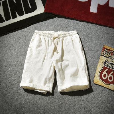 Japanese Linen Leisure Short Beach Pants Japanese Linen Leisure Short Beach Pants Fashion-booth