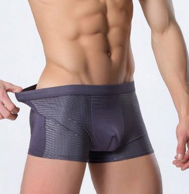 Ice silk men's underwear mesh boxer - Fashion-booth
