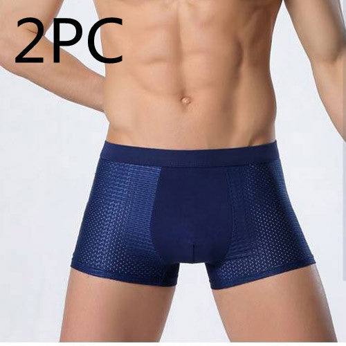 Ice silk men's underwear mesh boxer - Fashion-booth