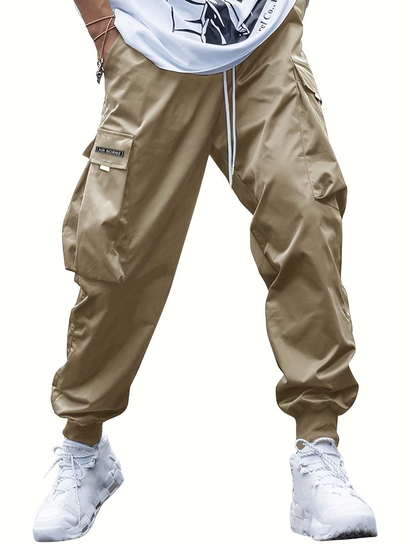 Oversized Cargo Multi-pocket Men's Casual Pants - Fashion-booth