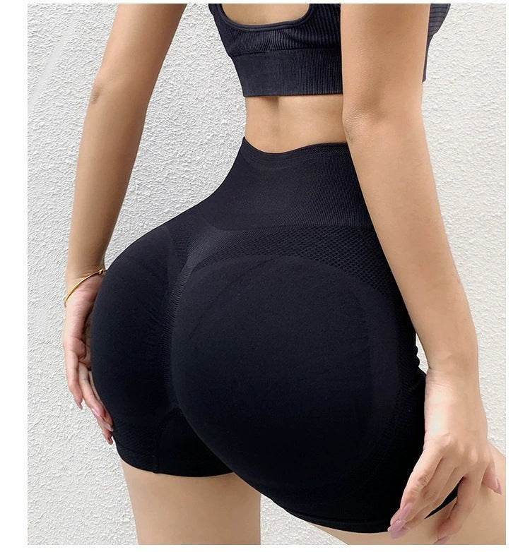 Fitness Yoga Shorts Pants Butt Lifting Seamless Leggings Women Gym - Fashion-booth