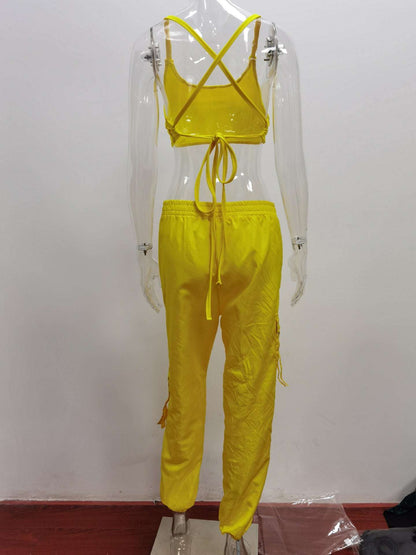 Two-piece vest and trousers -piece vest Fashion-booth