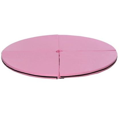 Soozier Pole Dance Mat, 2T X 5W Folding Pole Dance Mat For Home, Lightweight And Foldable, Pink - Fashion-booth