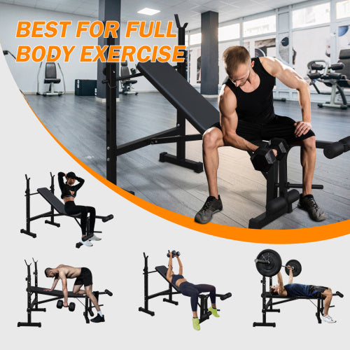 Weightlifting Bench, Bench Press Set With Squat And Bench - Fashion-booth