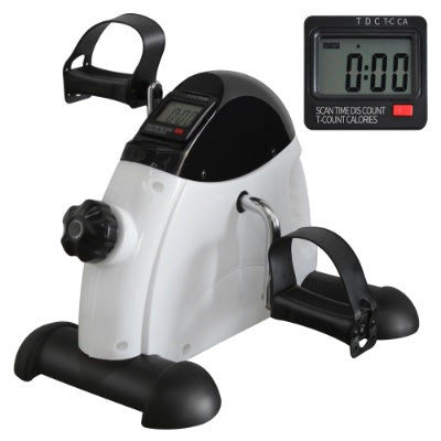 Mini Exercise Bike Rehabilitation Training Walking Machine Home Rehabilitation Maximum Weight 120KG With Electronic Display And Instep Restraint Strap - Fashion-booth