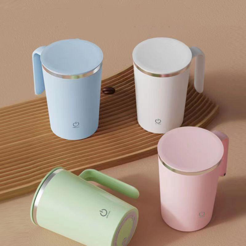 Kitchen Electric Mixing Cup Stirring Coffee Cup Automatic Mixing Mugs  Kitchen Electric Mixing Cup Stirring Coffee Cup Automatic Mixing Mugs Cup Lazy Rotating Magnetic Water Cup Fashion-booth