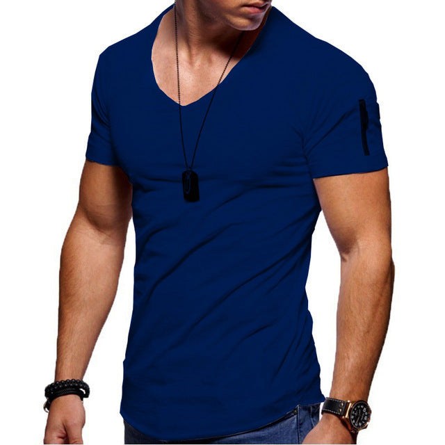 Men's Short Sleeve Cotton Casual T-shirt - Fashion-booth