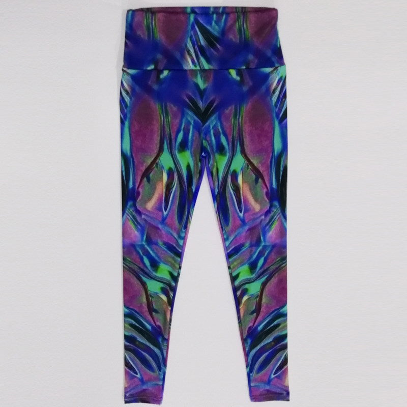 Colorful Sequin Print Gym High Waist Pants Colorful Sequin Print Gym High Waist Pants Fashion-booth