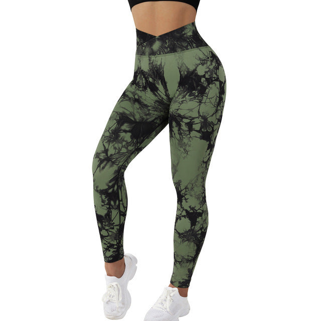 Seamless Tie Dye Leggings Women Yoga Pants Push Up Sport Fitness Runni Seamless Tie Dye Leggings Women Yoga Pants Push Fashion-booth