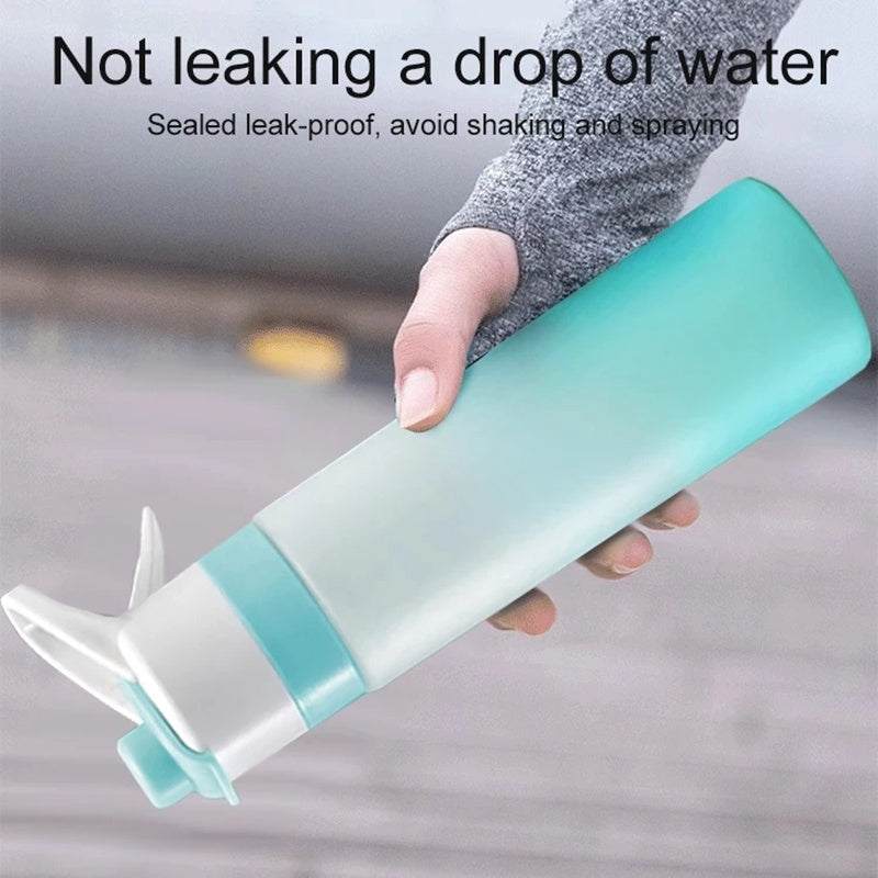 Spray Water Bottle For Girls Outdoor Sport Fitness Water Cup Large Cap Girls Outdoor Sport Fitness Water Cup Large Capacity Spray Bottle Fashion-booth