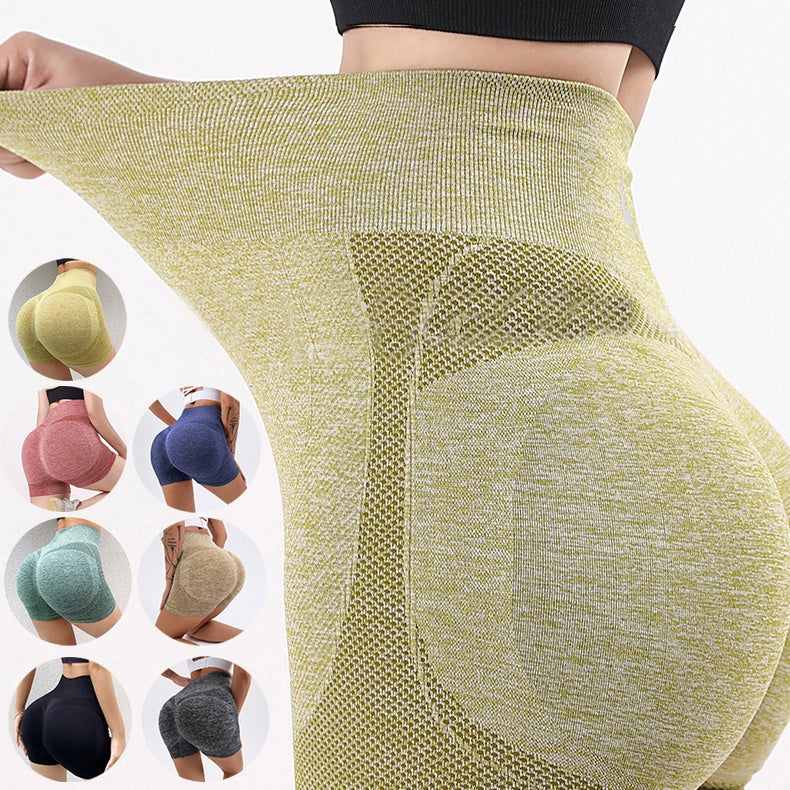 Fitness Yoga Shorts Pants Butt Lifting Seamless Leggings Women Gym - Fashion-booth