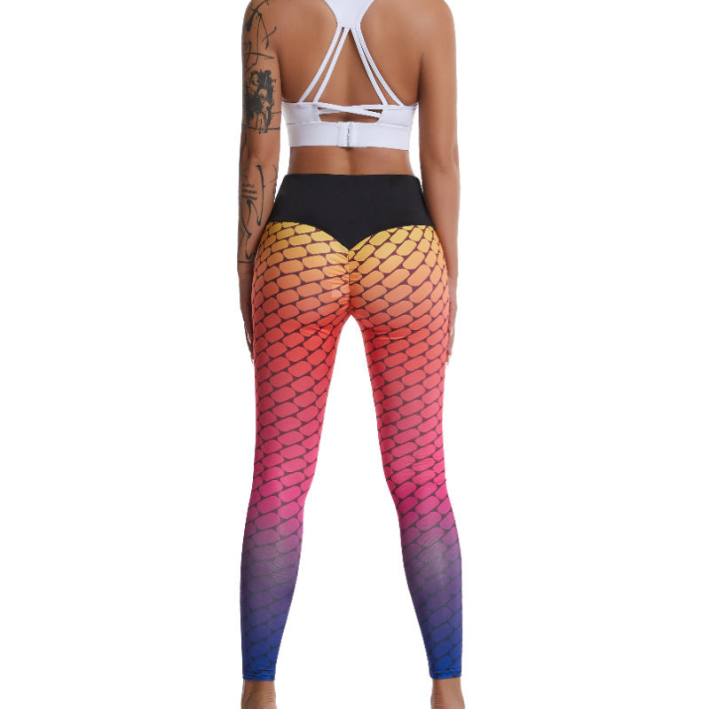 Women Leggings Fitness High Waist Push Up Tie Dye Spandex  Seamless Fe Women Leggings Fitness High Waist Push Fashion-booth