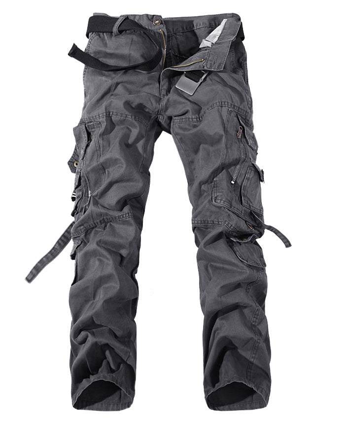 Men's Multi-pocket Cargo Pants Washed Hot Sale Cargo Pants - Fashion-booth