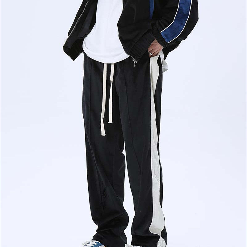 Mens Loose-fitting Casual Retro Clash Pants Mens Loose-fitting Casual Retro Clash Pants Fashion-booth