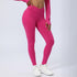 Hot Pink Cross Stitching Yoga Leggings Sports Workout Clothes Trousers Hot Pink Cross Stitching Yoga Leggings Sports Workout Clothes Trousers Fashion-booth