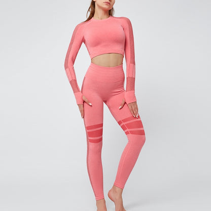 Two-piece yoga tight pants -piece yoga tight pants Fashion-booth