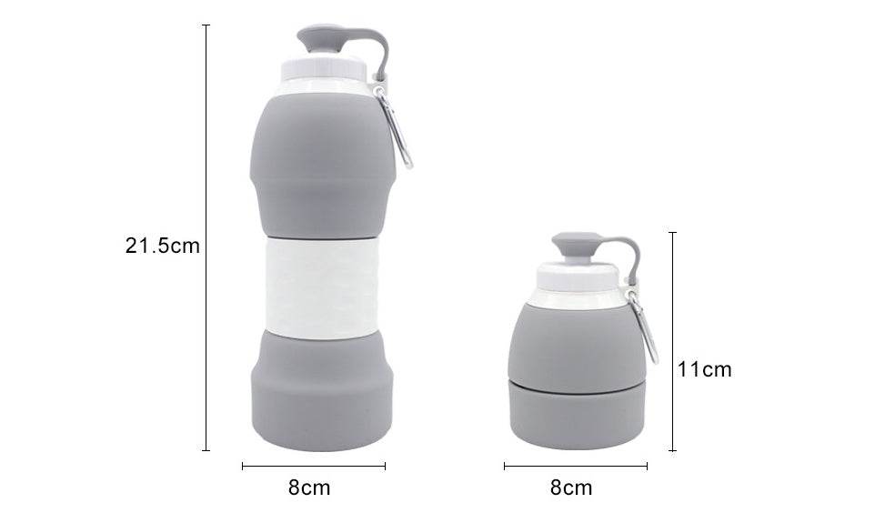 Silicone folding water bottle Silicone folding water bottle Fashion-booth